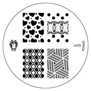 Konad 圓形圖案版 - m107 歷史價格詳細信息