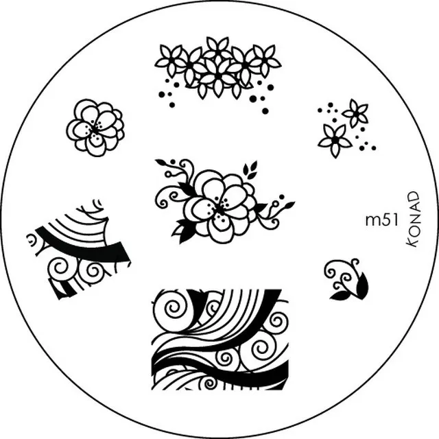 Konad 圖案版 - m5 歷史價格詳細信息