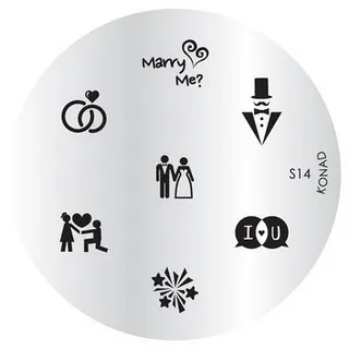 Konad 圓形圖案版 - m107 歷史價格詳細信息