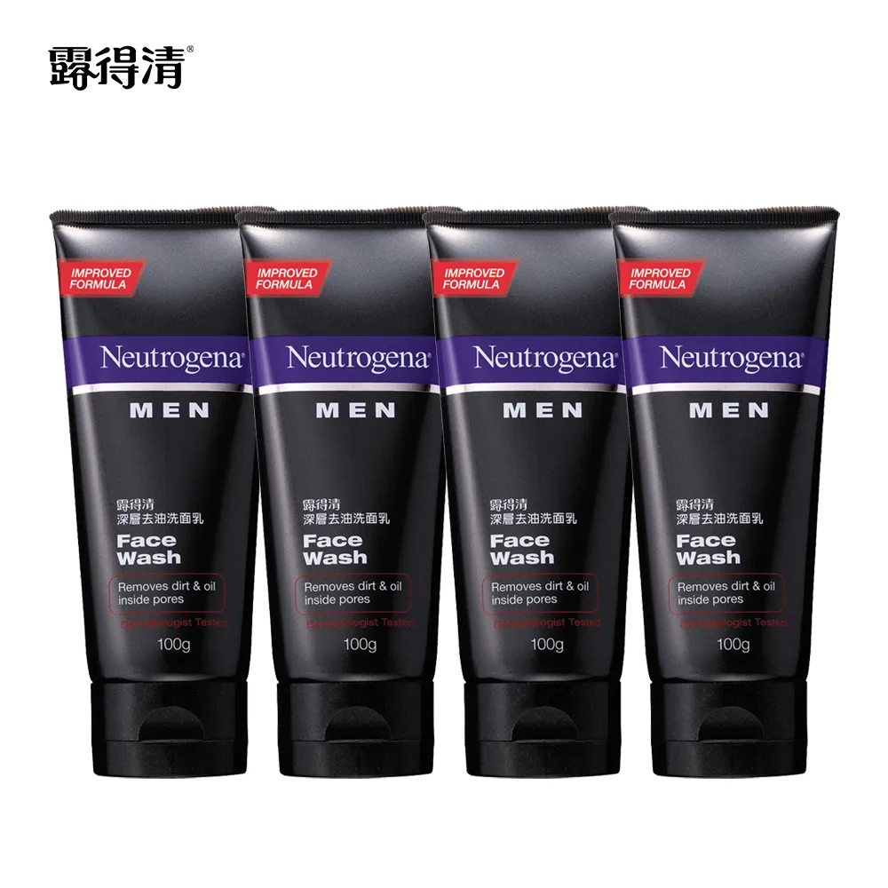 露得清 男性深層去油洗面乳100g x 3入【嬌生美妝生活達人館】 歷史價格詳細信息