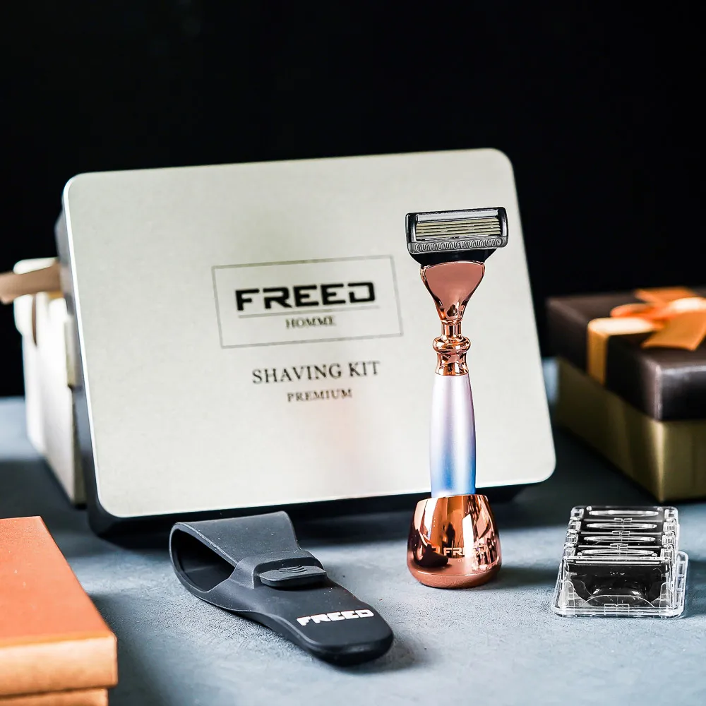 【FREED】兩週年紀念款 豪華典藏版刮鬍刀禮盒 - 湖水綠 歷史價格詳細信息