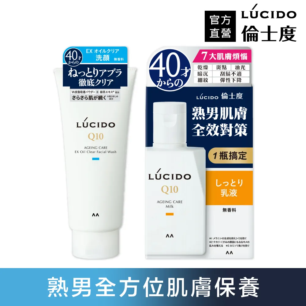 LUCIDO倫士度 男士潔顏深層保養組(洗面乳+乳液) 歷史價格詳細信息