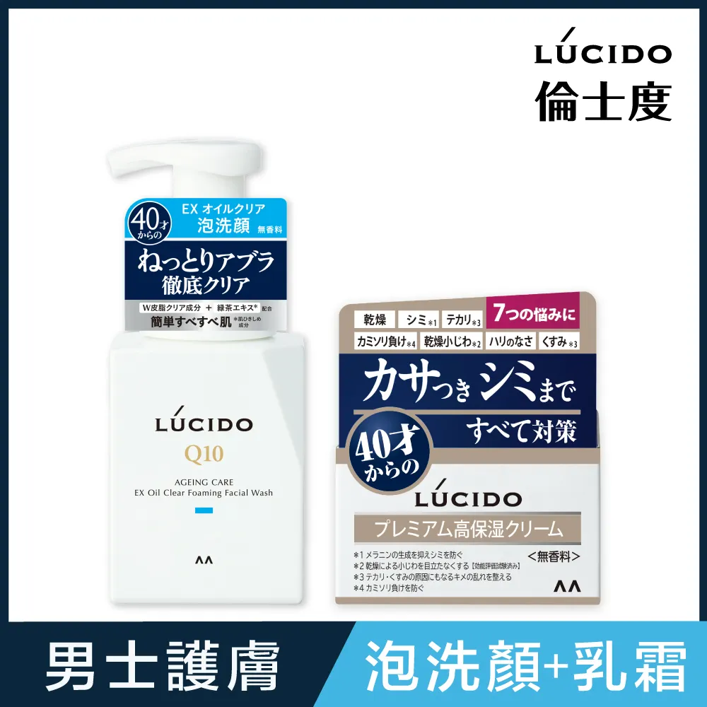 LUCIDO倫士度 男士潔顏深層保養組(洗面乳+乳液) 歷史價格詳細信息