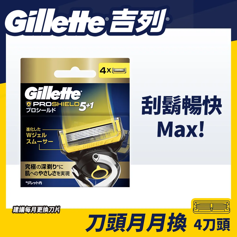 吉列Proshield鋒護系列刮鬍刀 (1刀架2刀頭) 歷史價格詳細信息