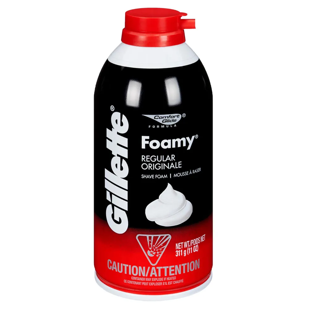 美國Gillette-FOAMY男士極淨滑順溫和滋潤刮鬍泡-溫和藍311g/瓶 歷史價格詳細信息