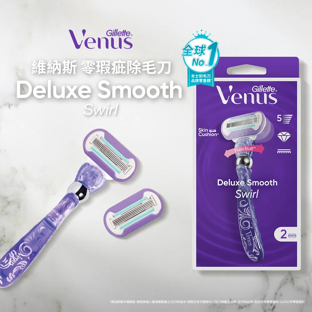 【Gillette 吉列】維納絲零瑕疵美肌刀 (2刀頭) 歷史價格詳細信息