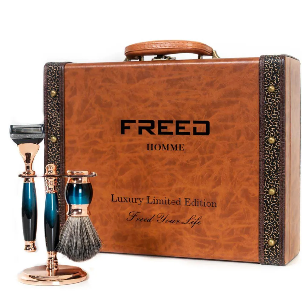 【FREED兩週年特仕款】尊爵四件組刮鬍刀禮盒 男生禮物 刮鬍刀禮盒 客製化刻字 情人節禮品 歷史價格詳細信息