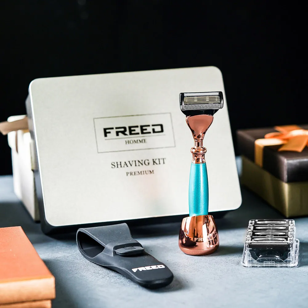 【FREED】兩週年紀念款 豪華典藏版刮鬍刀禮盒 - 湖水綠 歷史價格詳細信息