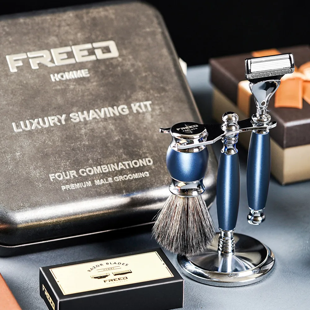 【FREED】五刀式刮鬍刀豪華禮盒四件組 - 象牙白 歷史價格詳細信息