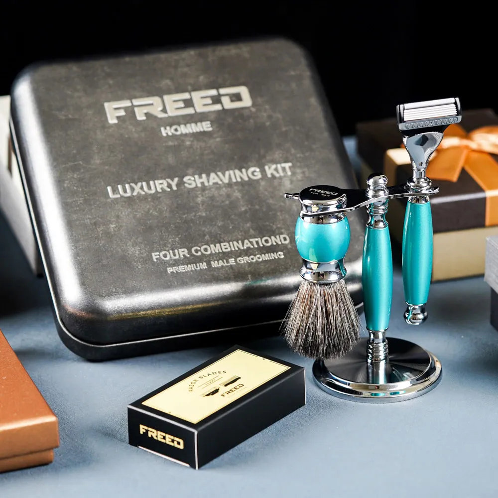 【FREED兩週年特仕款】尊爵四件組刮鬍刀禮盒 男生禮物 刮鬍刀禮盒 客製化刻字 情人節禮品 歷史價格詳細信息