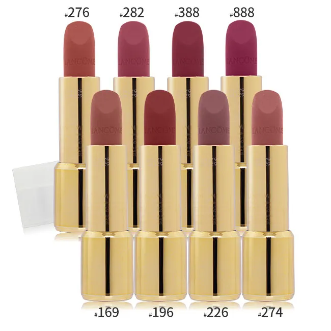 LANCOME 蘭蔻 絕對完美柔霧唇膏#289 赤茶紅棕色 3.4g (玫瑰金小蠻腰唇膏) 歷史價格詳細信息
