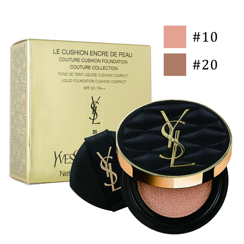 YSL 恆久完美霧光氣墊粉餅(14g) SPF23/PA++ [百貨公司專櫃貨/最新升級版] 歷史價格詳細信息