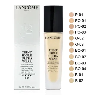 LANCOME 蘭蔻 零粉感超持久粉底SPF38/PA+++ #PO-03 (1ml*10入組) 歷史價格詳細信息