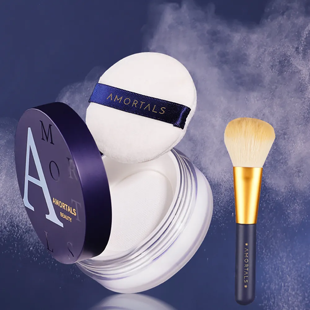 爾木萄散粉 送散粉刷 AMORTALS 定妝粉 控油防水持久定妝 毛孔隱形 一抹磨皮 歷史價格詳細信息
