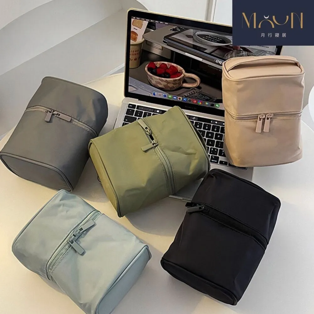 尼龍手提化妝包/黑.約12.5x20.5x10.5cm 歷史價格詳細信息