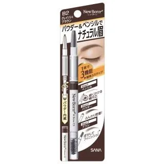 sana三合一眉筆眉粉眉刷旋轉雙頭防水防汗初學者newbor 歷史價格詳細信息