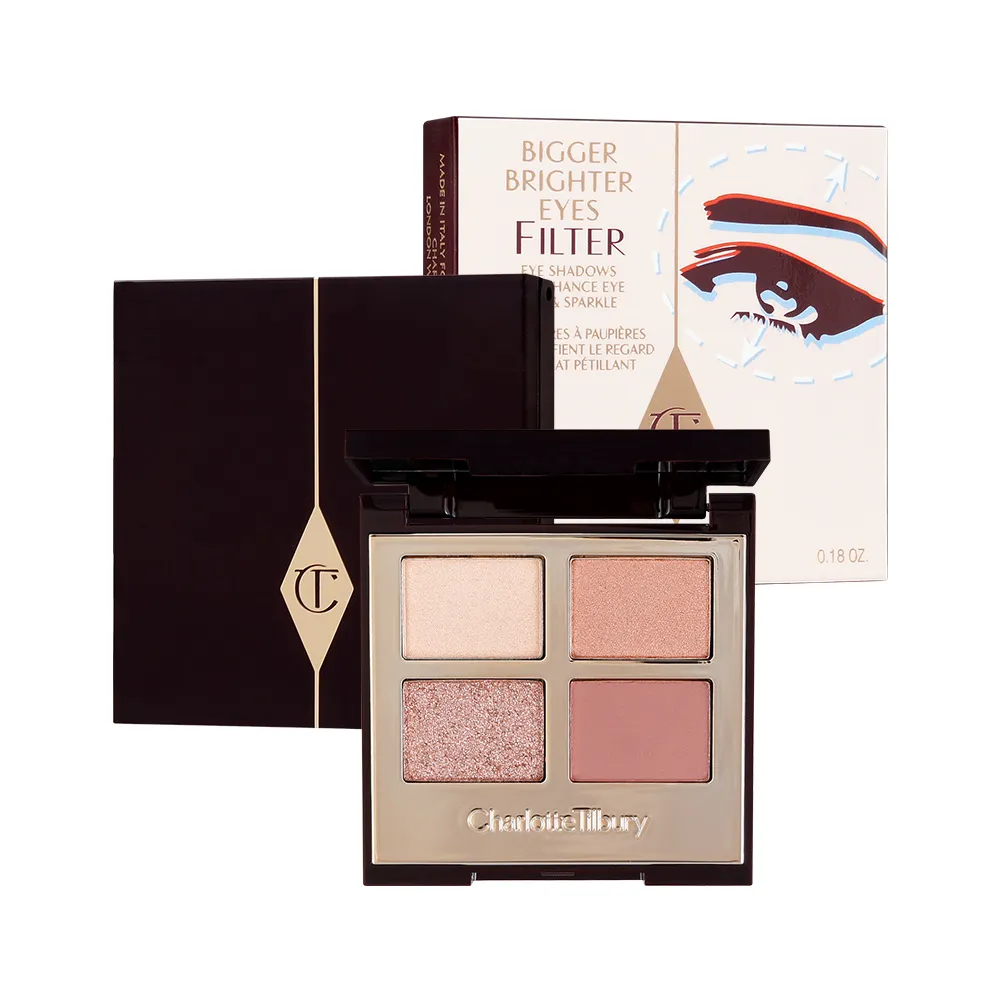 Charlotte Tilbury 四色眼影盤(5.2g 6g)-#exaggereyes #pillow talk 歷史價格詳細信息