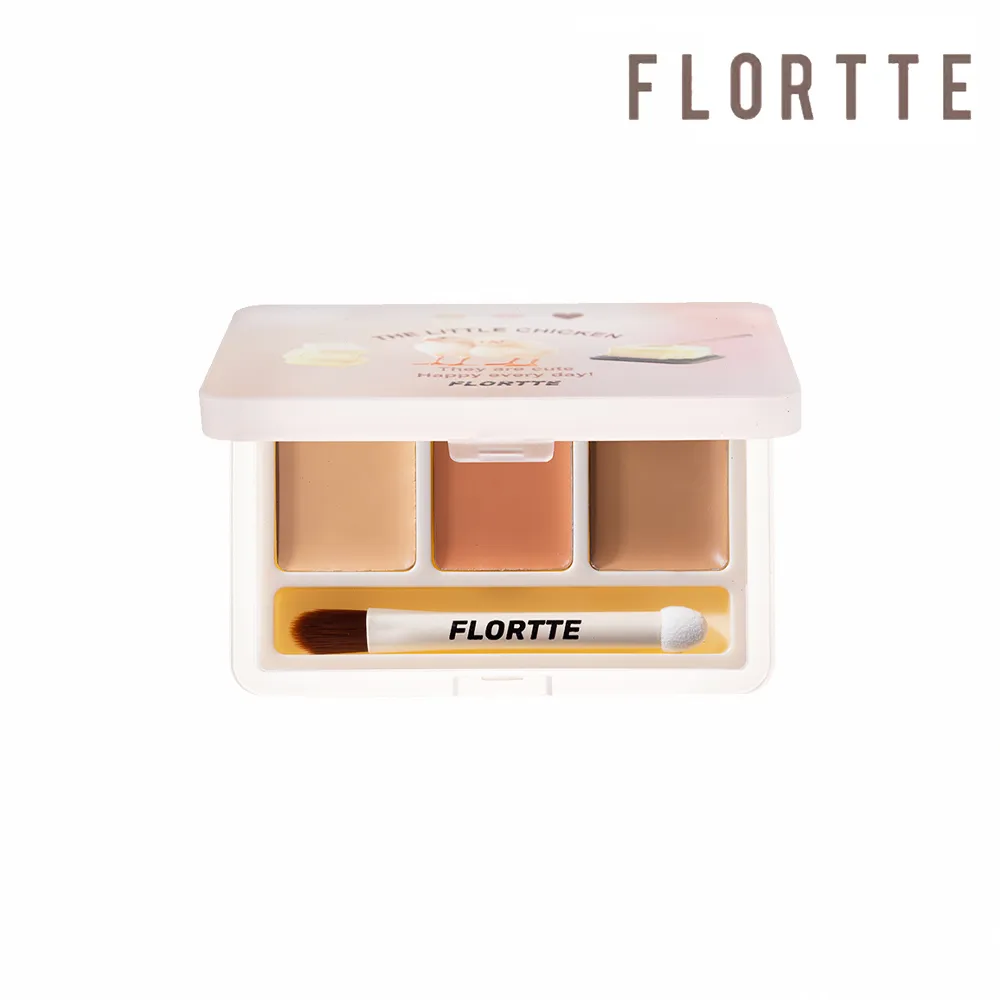 花洛莉亞 FLORTTE 可愛頌 三色遮瑕膏 遮瑕盤 遮瑕膏 遮黑眼圈 【DT STORE】【AP005】 歷史價格詳細信息