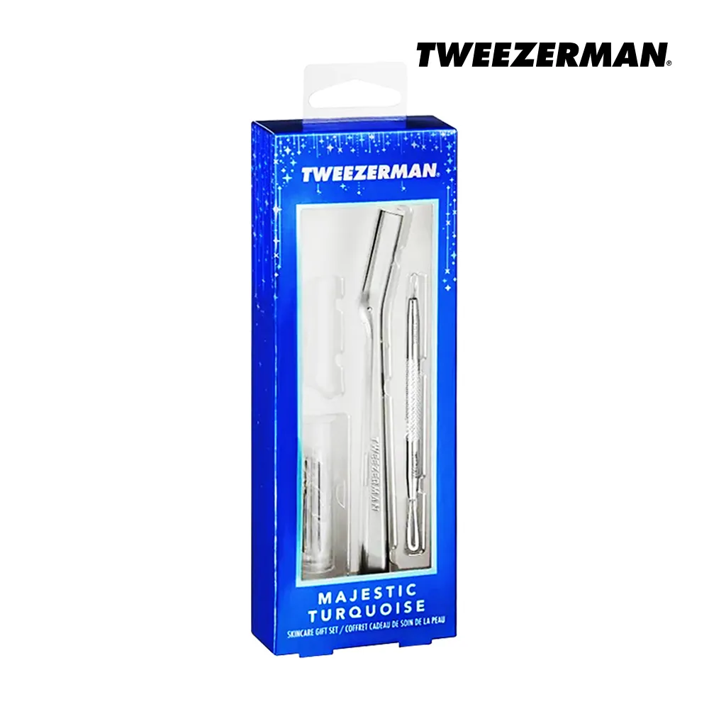 Tweezerman 淨膚美容雙件組 公司貨 雙人牌 淨膚美容棒 不鏽鋼專業剃刀 青春棒 除毛刀－WBK 寶格選物 歷史價格詳細信息