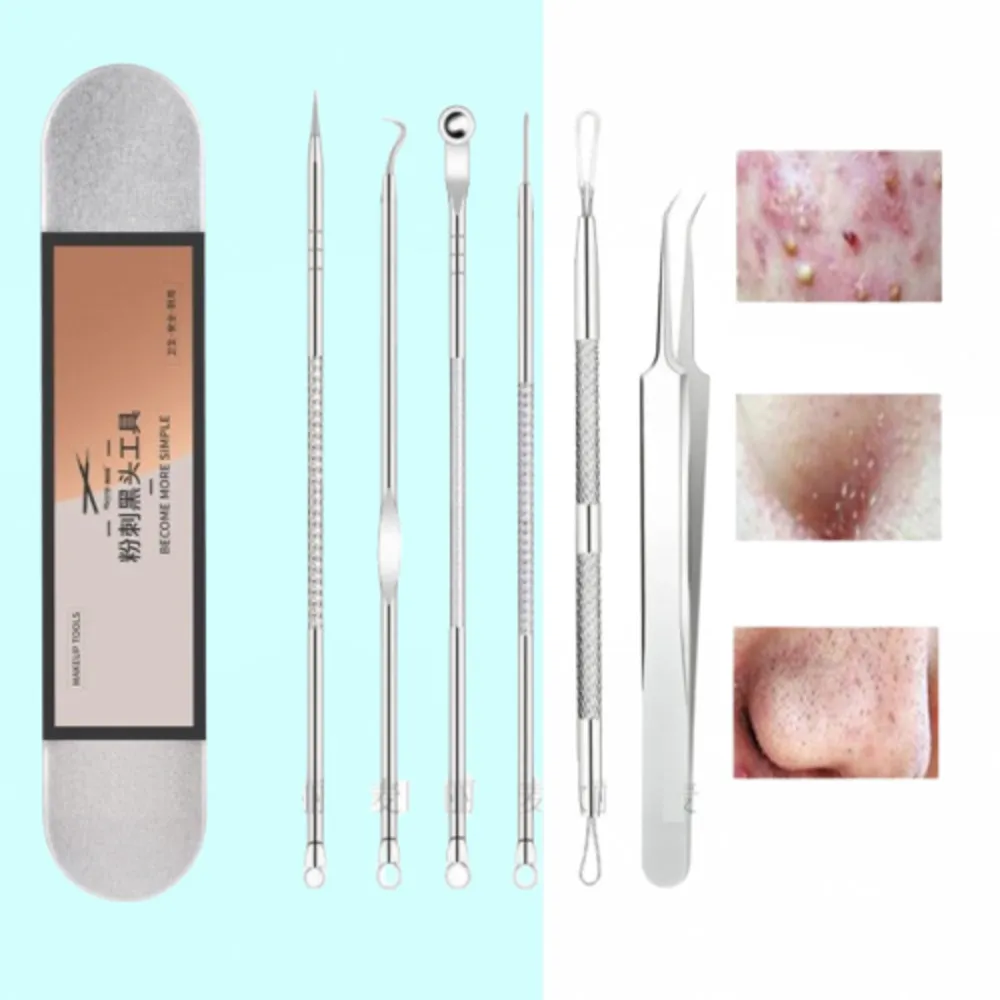【粉刺夾套組】去黑頭夾子 擠痘痘工具神器套裝 去黑頭暗瘡針 歷史價格詳細信息