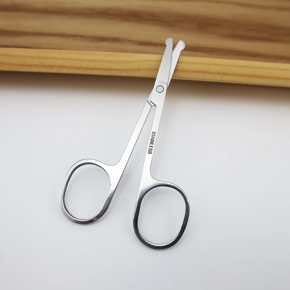 鼻毛器日本進口無印良品MUJI鼻毛夾鼻毛剪刀男士圓頭環形胡子專用須眉小鼻毛刀 歷史價格詳細信息