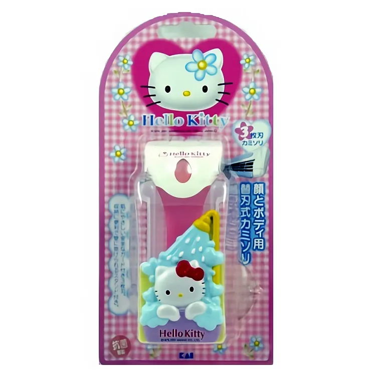 日本貝印KAI Hello Kitty 仕女用除毛刀之指定替換刀刃組(2片入組)-BSE-2LK3KT 歷史價格詳細信息