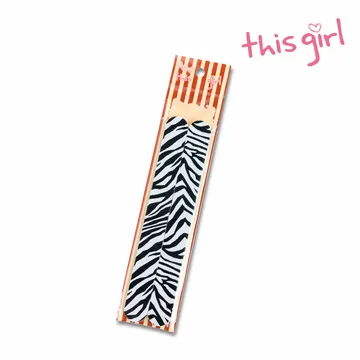 This Girl 斑馬紋紙銼 (2入) /指甲銼 AC-027 /磨甲器【官方旗艦館】 歷史價格詳細信息