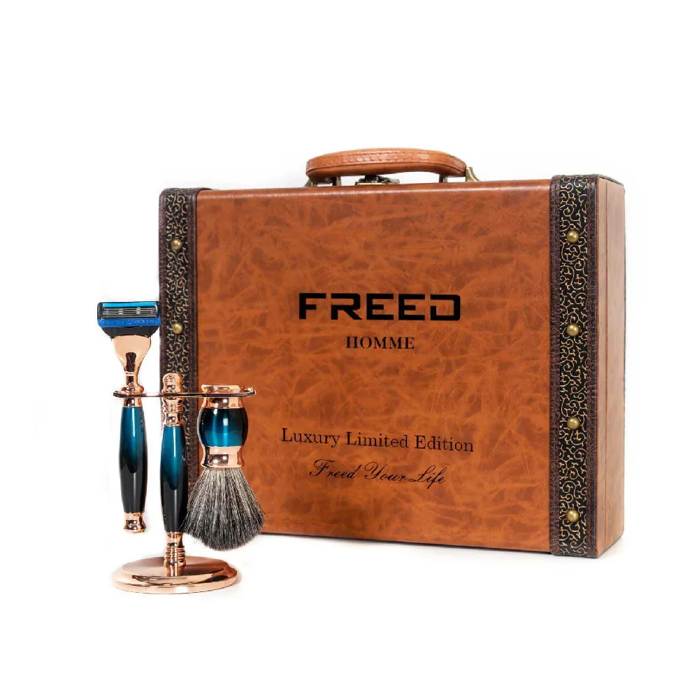 【FREED兩週年特仕款】尊爵四件組刮鬍刀禮盒 男生禮物 刮鬍刀禮盒 客製化刻字 情人節禮品 歷史價格詳細信息