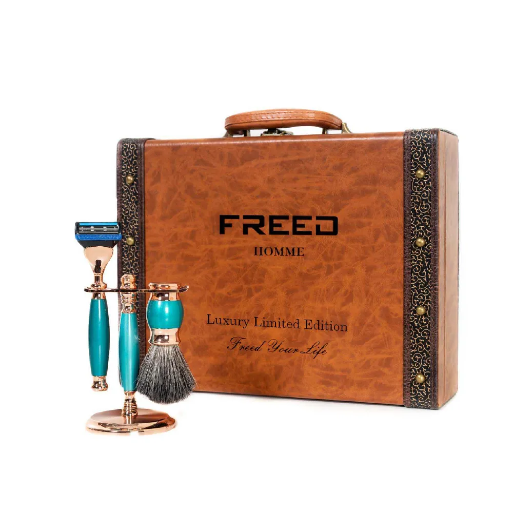 【FREED兩週年特仕款】尊爵四件組刮鬍刀禮盒 男生禮物 刮鬍刀禮盒 客製化刻字 情人節禮品 歷史價格詳細信息