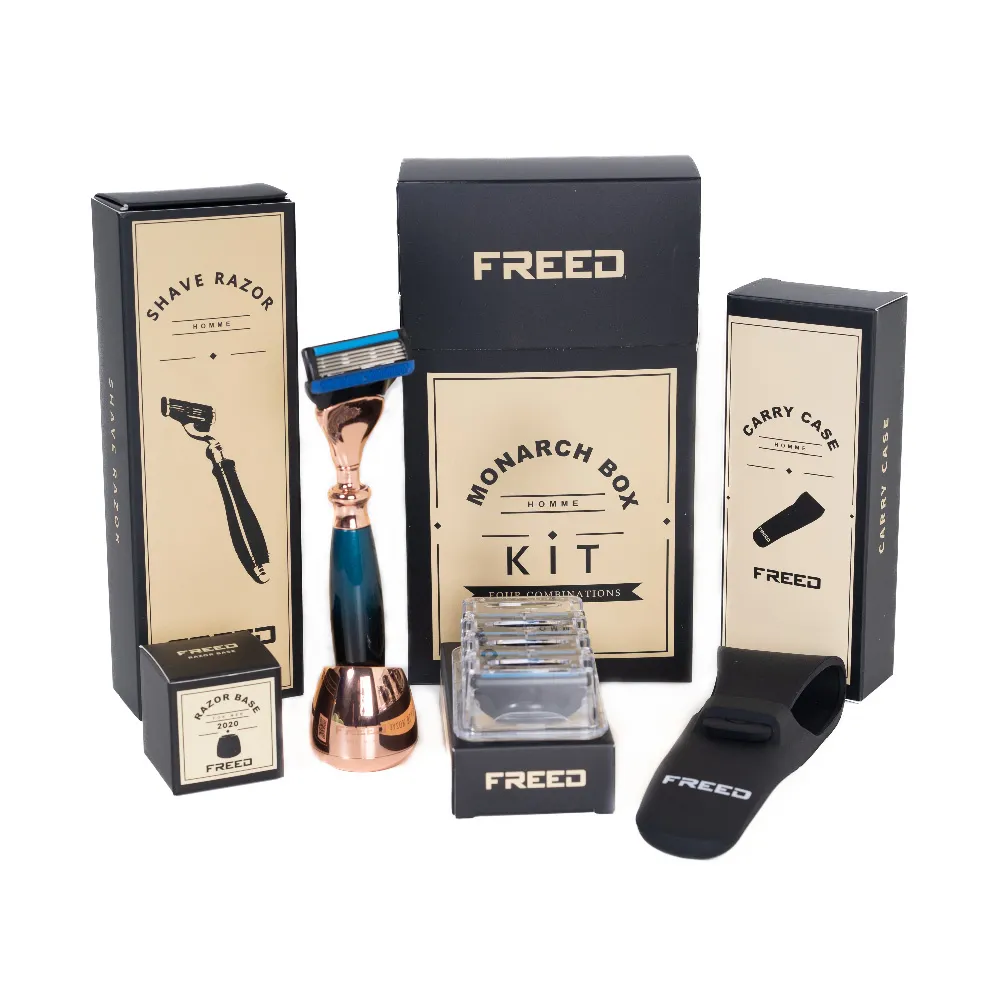 【FREED兩週年特仕款】尊爵四件組刮鬍刀禮盒 男生禮物 刮鬍刀禮盒 客製化刻字 情人節禮品 歷史價格詳細信息