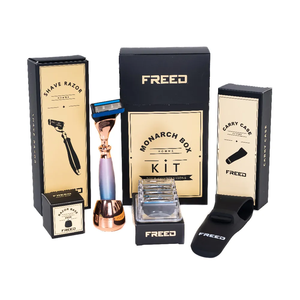【FREED兩週年特仕款】尊爵四件組刮鬍刀禮盒 男生禮物 刮鬍刀禮盒 客製化刻字 情人節禮品 歷史價格詳細信息