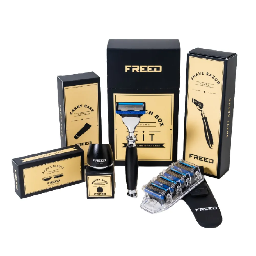 【FREED】 五刀式刮鬍刀尊爵禮盒四件組-仿琥珀 歷史價格詳細信息
