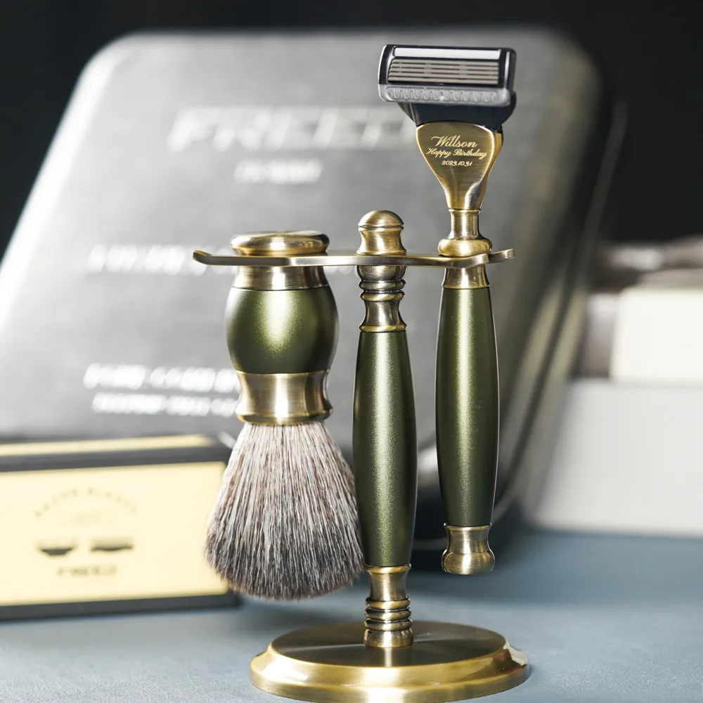 【FREED】古銅系列尊爵四件組五刀式刮鬍刀禮盒 - 帝王藍 歷史價格詳細信息