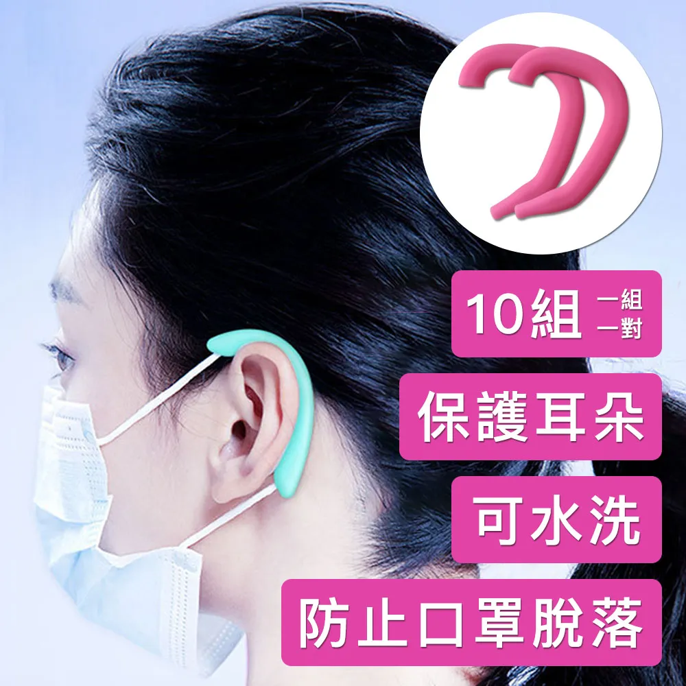 口罩防勒護耳套(10對20入) 顏色隨機出貨 歷史價格詳細信息