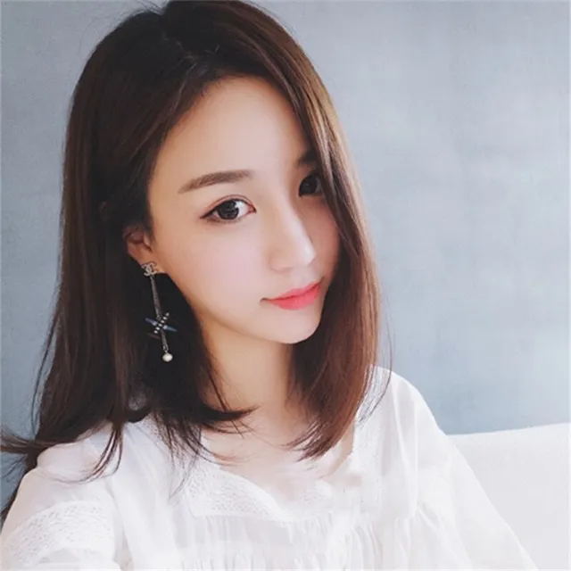 女假髮整頂長假髮-直髮微彎齊瀏海氣質女美髮用品母親節禮物3色69o16【巴黎精品】 歷史價格詳細信息