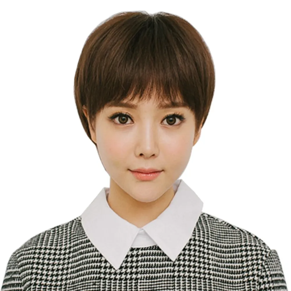 女假髮整頂真髮絲-微捲短髮大方優雅美髮用品2色73vc23【巴黎精品】 歷史價格詳細信息