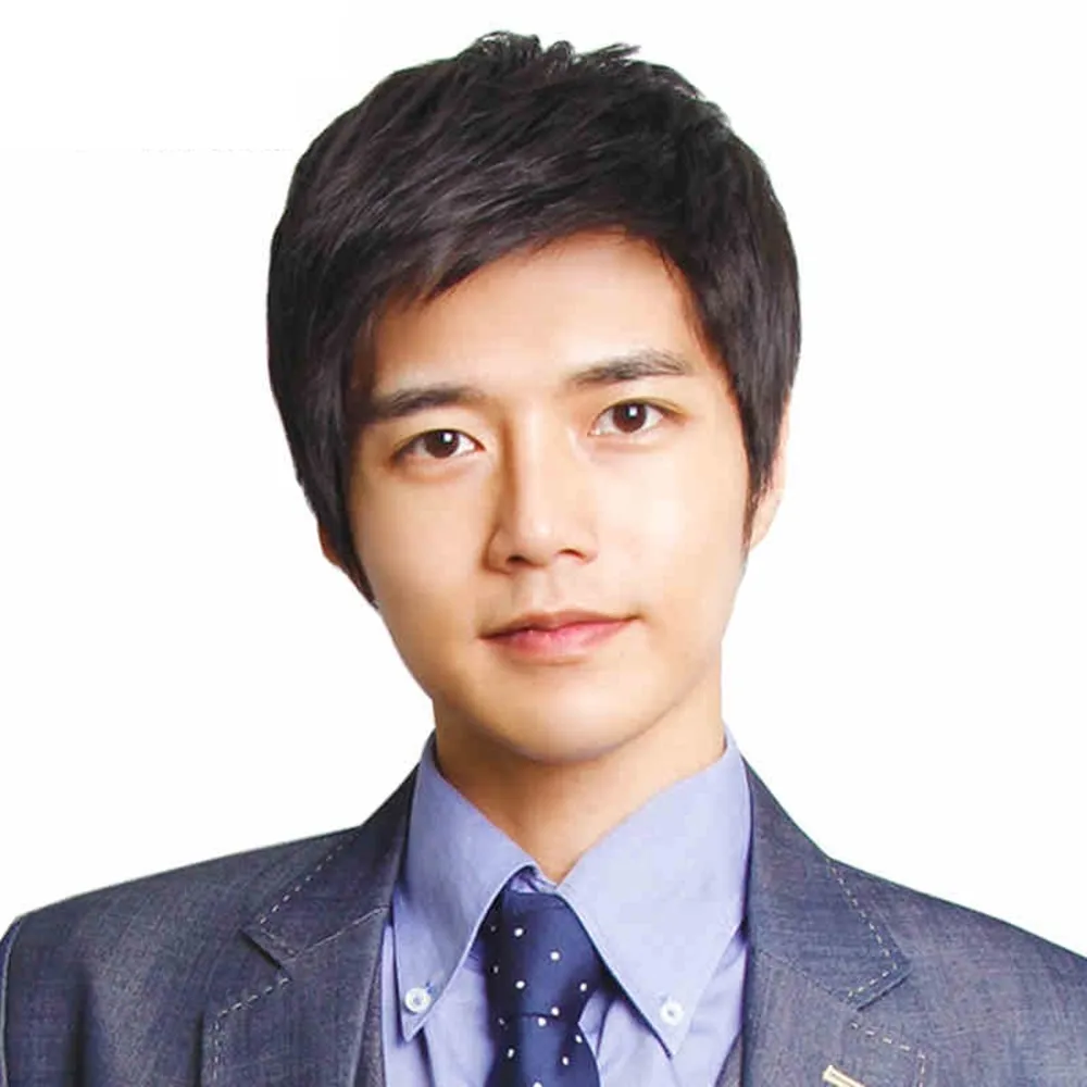 整頂真髮絲假髮-逼真自然黑色短髮男假髮父親節禮物73vb5【巴黎精品】 歷史價格詳細信息