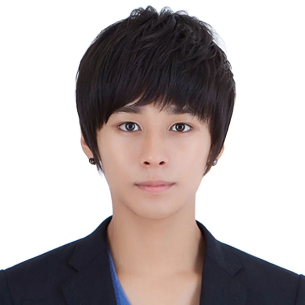 整頂真髮絲假髮-自然黑色直髮逼真男假髮父親節禮物73vb12【巴黎精品】 歷史價格詳細信息