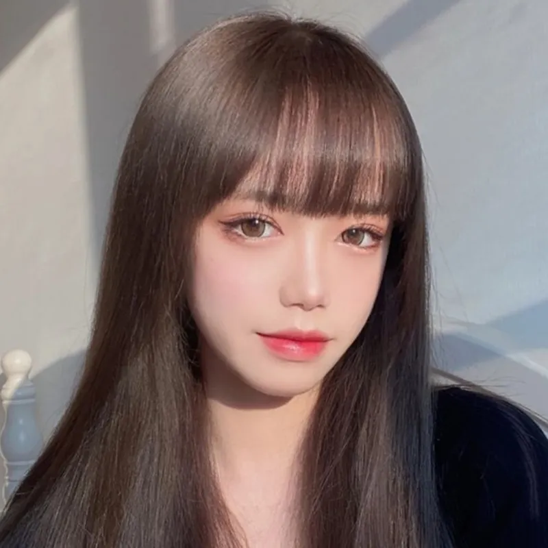 女假髮整頂真髮絲-齊瀏海短髮自然透氣美髮用品2色73vc2【巴黎精品】 歷史價格詳細信息