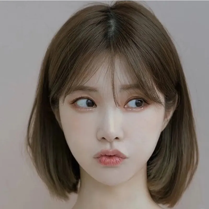 女假髮整頂真髮絲-空氣瀏海中長直髮美髮用品2色74ah25【巴黎精品】 歷史價格詳細信息