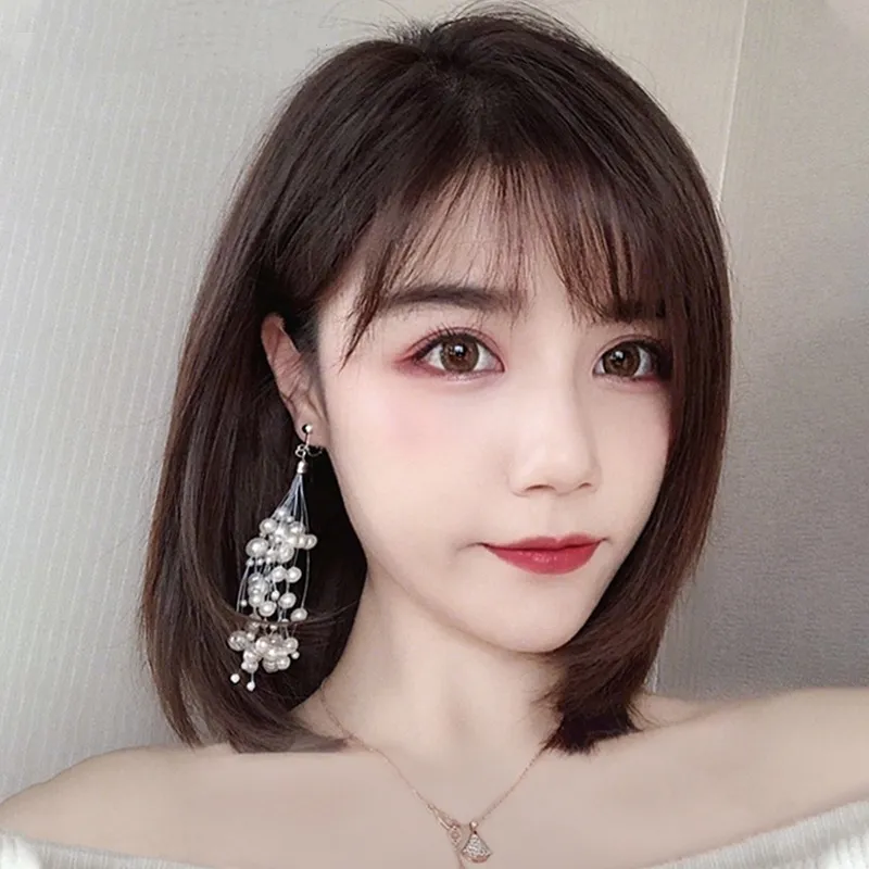 中長假髮-空氣瀏海修臉中長假髮（送髮網） 歷史價格詳細信息