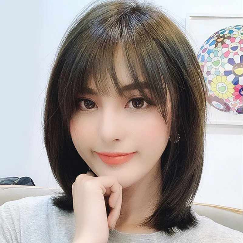 女假髮整頂真髮絲-微捲短髮大方優雅美髮用品2色73vc23【巴黎精品】 歷史價格詳細信息