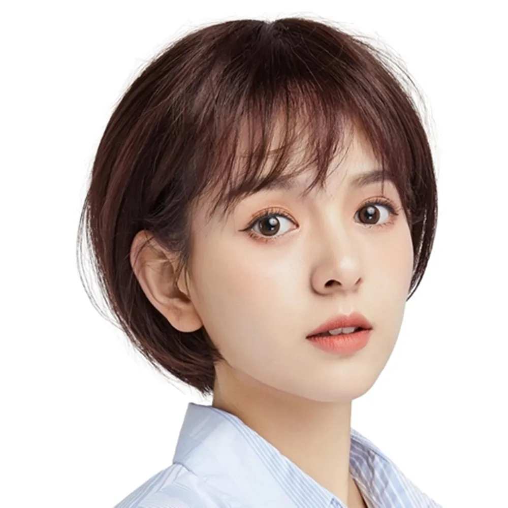 女假髮整頂真髮絲-短髮時尚自然修臉波波頭母親節禮物3色74ai9【巴黎精品】 歷史價格詳細信息