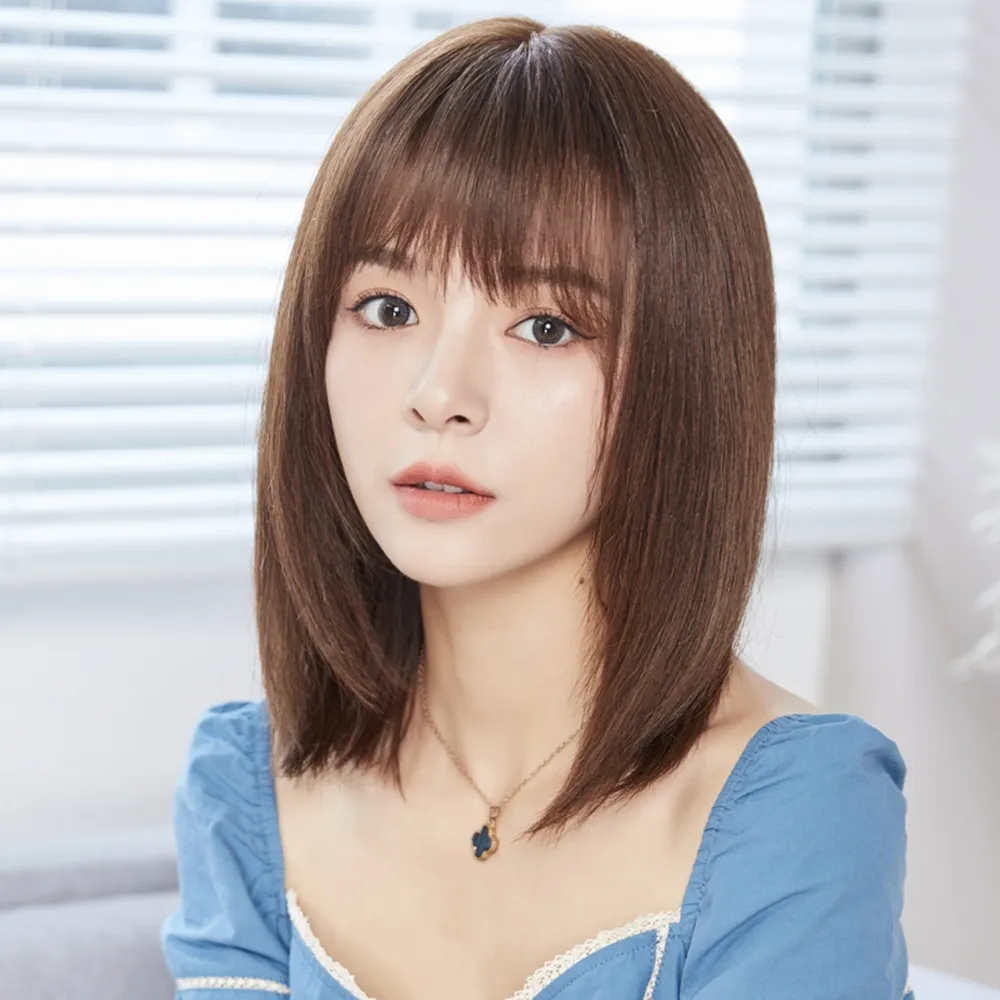 女假髮整頂真髮絲-中長髮仿真大頭皮及肩內彎母親節禮物3色74ai10【巴黎精品】 歷史價格詳細信息