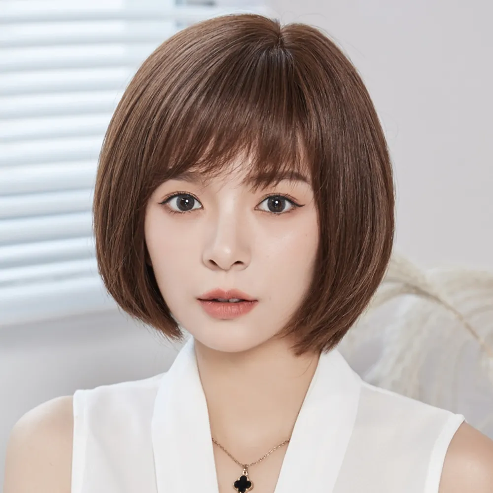 女假髮整頂真髮絲-短髮時尚自然修臉波波頭母親節禮物3色74ai9【巴黎精品】 歷史價格詳細信息