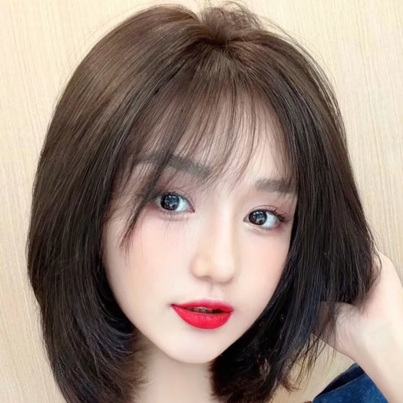 女假髮整頂真髮絲-微捲短髮大方優雅美髮用品2色73vc23【巴黎精品】 歷史價格詳細信息