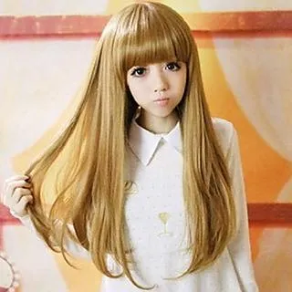 女假髮整頂長假髮-氣質可愛齊瀏海長直髮女美髮用品母親節禮物3色69o52【巴黎精品】 歷史價格詳細信息