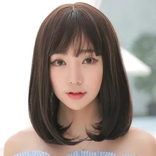 女假髮整頂長假髮-直髮微彎齊瀏海氣質女美髮用品母親節禮物3色69o16【巴黎精品】 歷史價格詳細信息