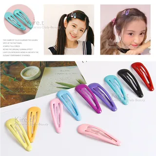 彩色bb夾糖果色少女水滴膠發夾冰淇淋色可愛百搭發卡發飾diy手工【心願便利店】 歷史價格詳細信息