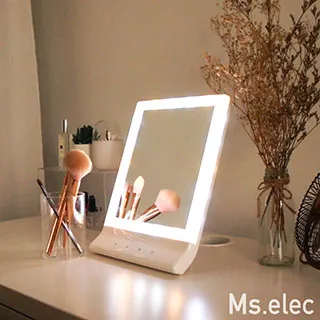 【Ms.elec米嬉樂】三色智能觸控化妝鏡 歷史價格詳細信息